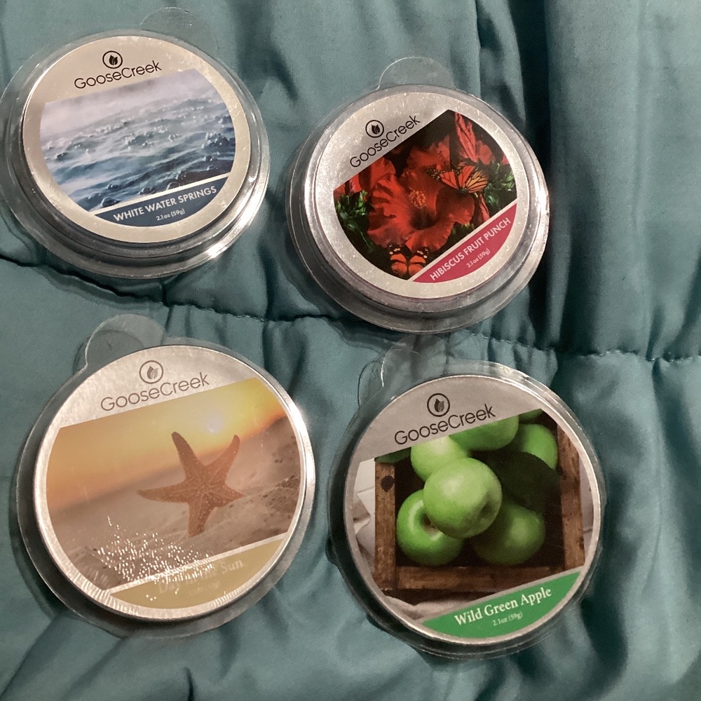 Goose Creek wax melts Wild Green Apple Day in the Sun White Water Springs